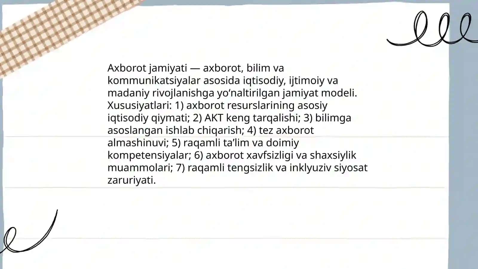 Axborot jamiyati va uning istikbollari 3