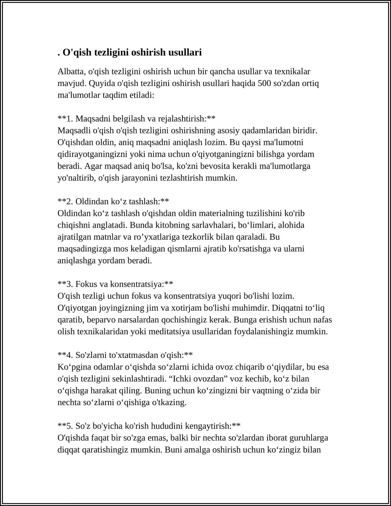 IMLOVIY SAVODXONLIKNI OSHIRISH BO'YICHA MASHQLAR ISHLAB CHIQISH 3