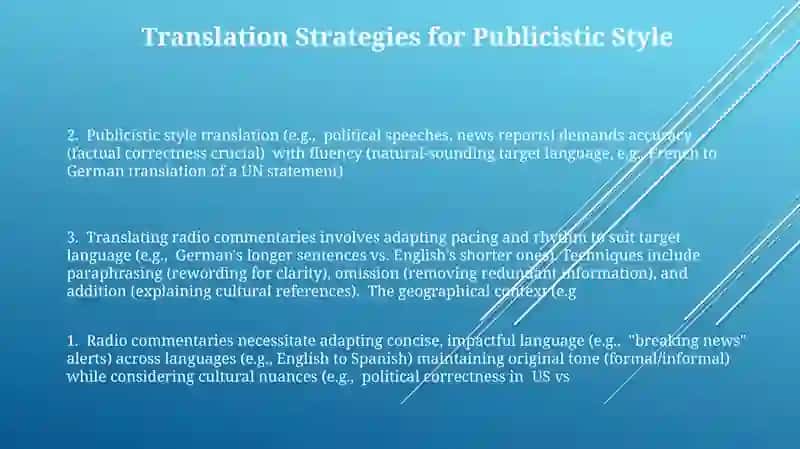 Translation of Radio Commentaries 3