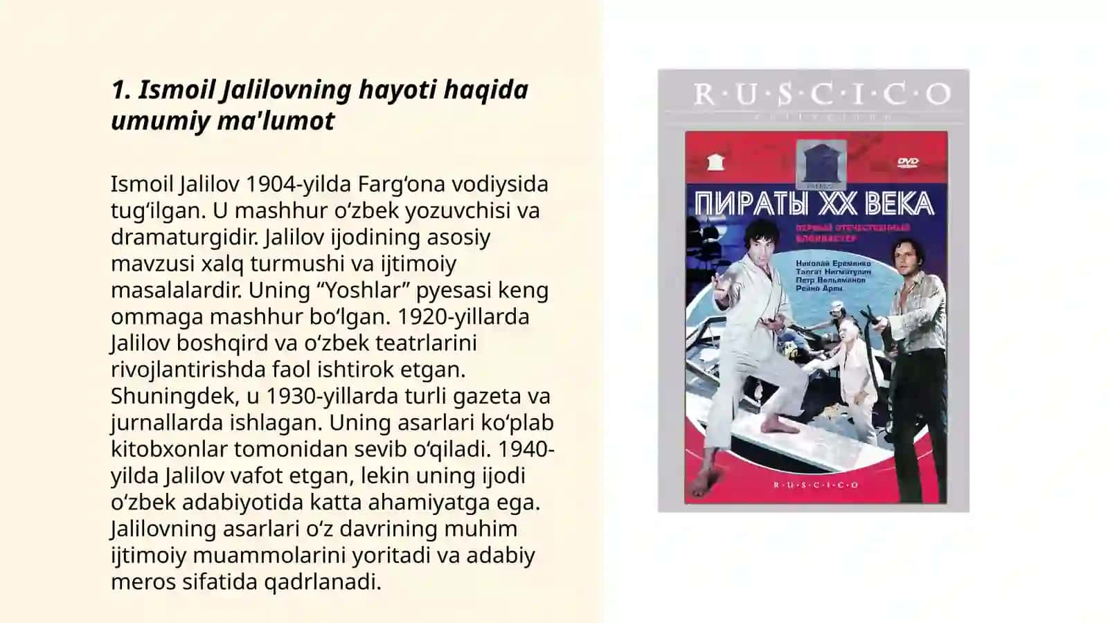 Ismoil Jalilov hayoti va ijodi 3