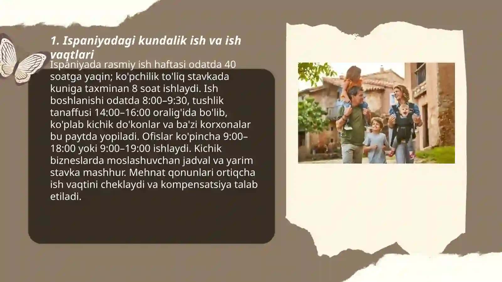 Ispaniyada kunlik hayot 3