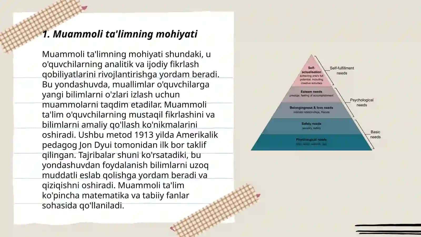 Muammoli ta'limning mohiyati 3