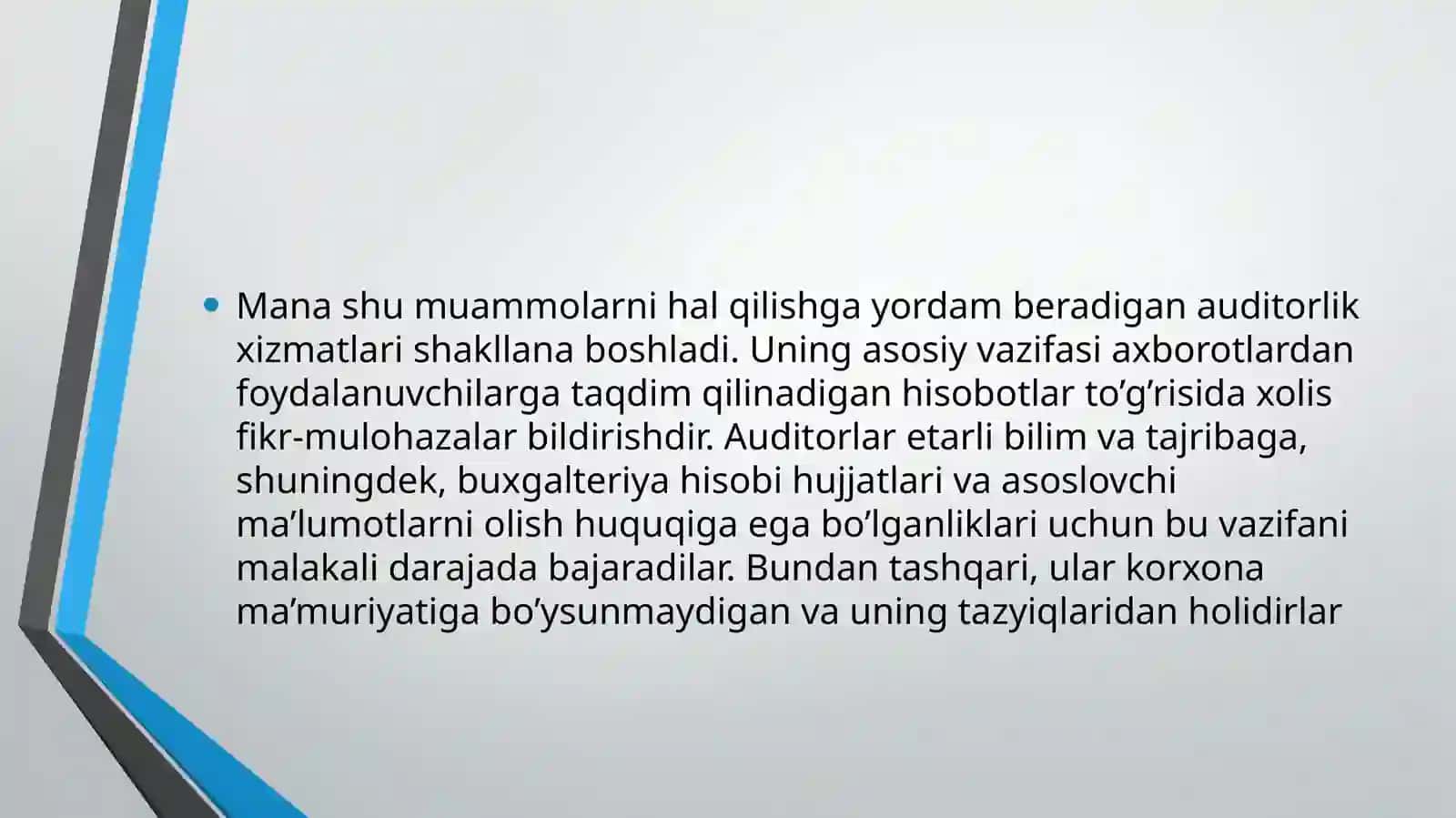 Auditning mohiyati uning maqsadi va vazifalari 3