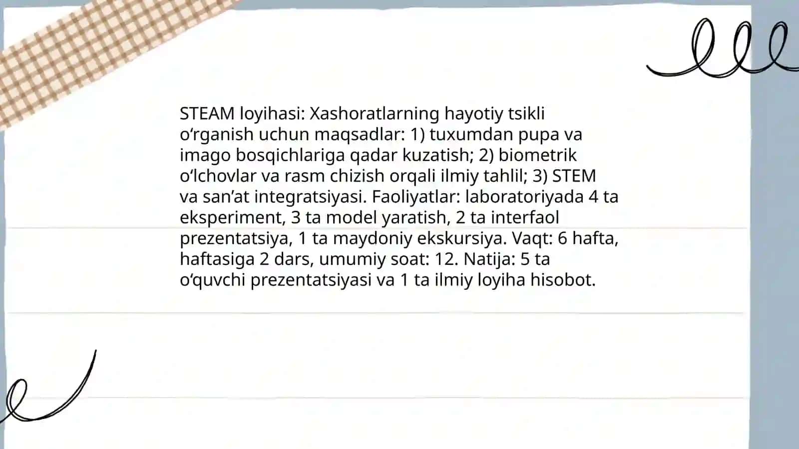 Xashoratlarning hayoti 3