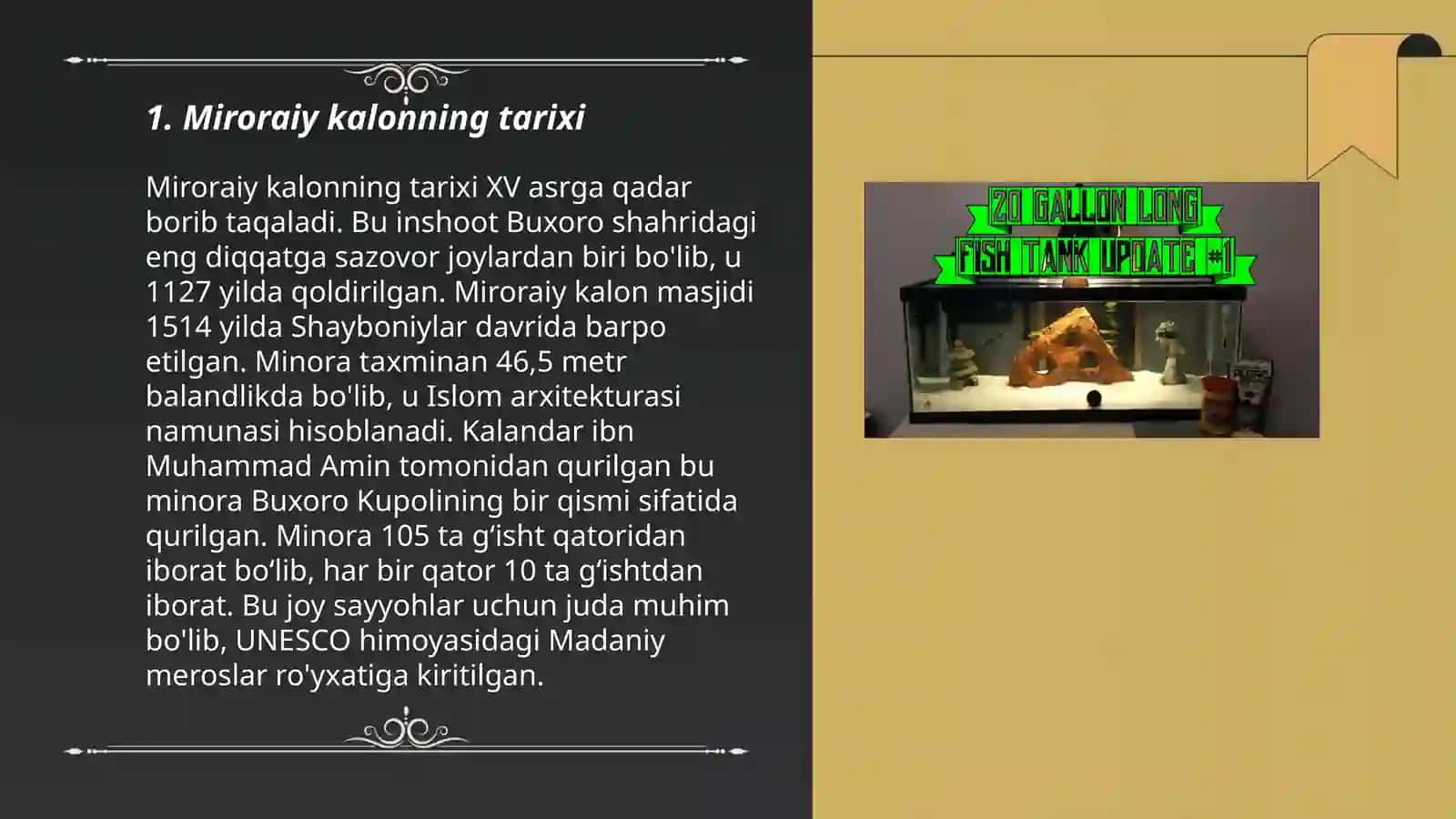 Miroraiy kalon xaqida 3