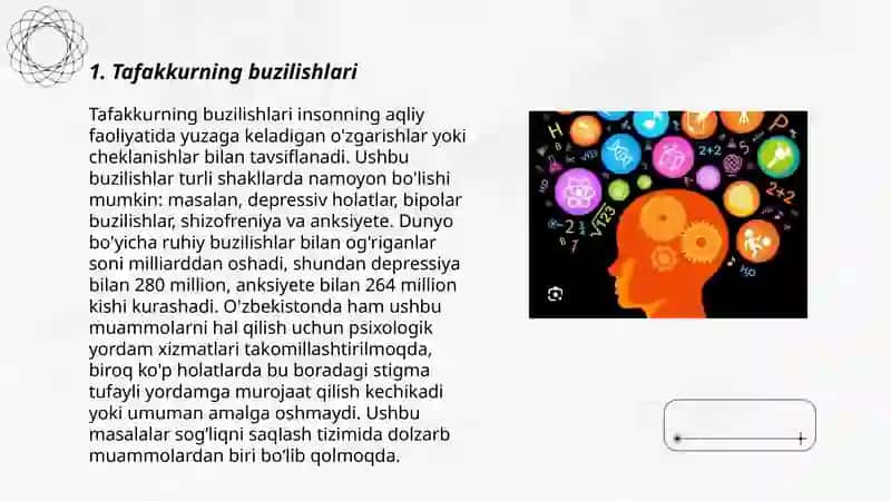 Tafakkur va nutqning kasalliklari 3
