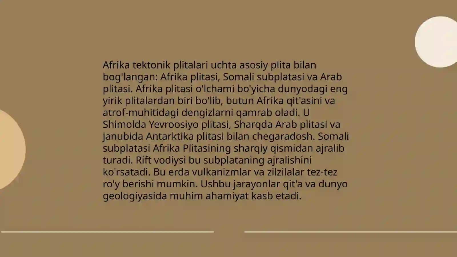 Afrika tektonikasi 3