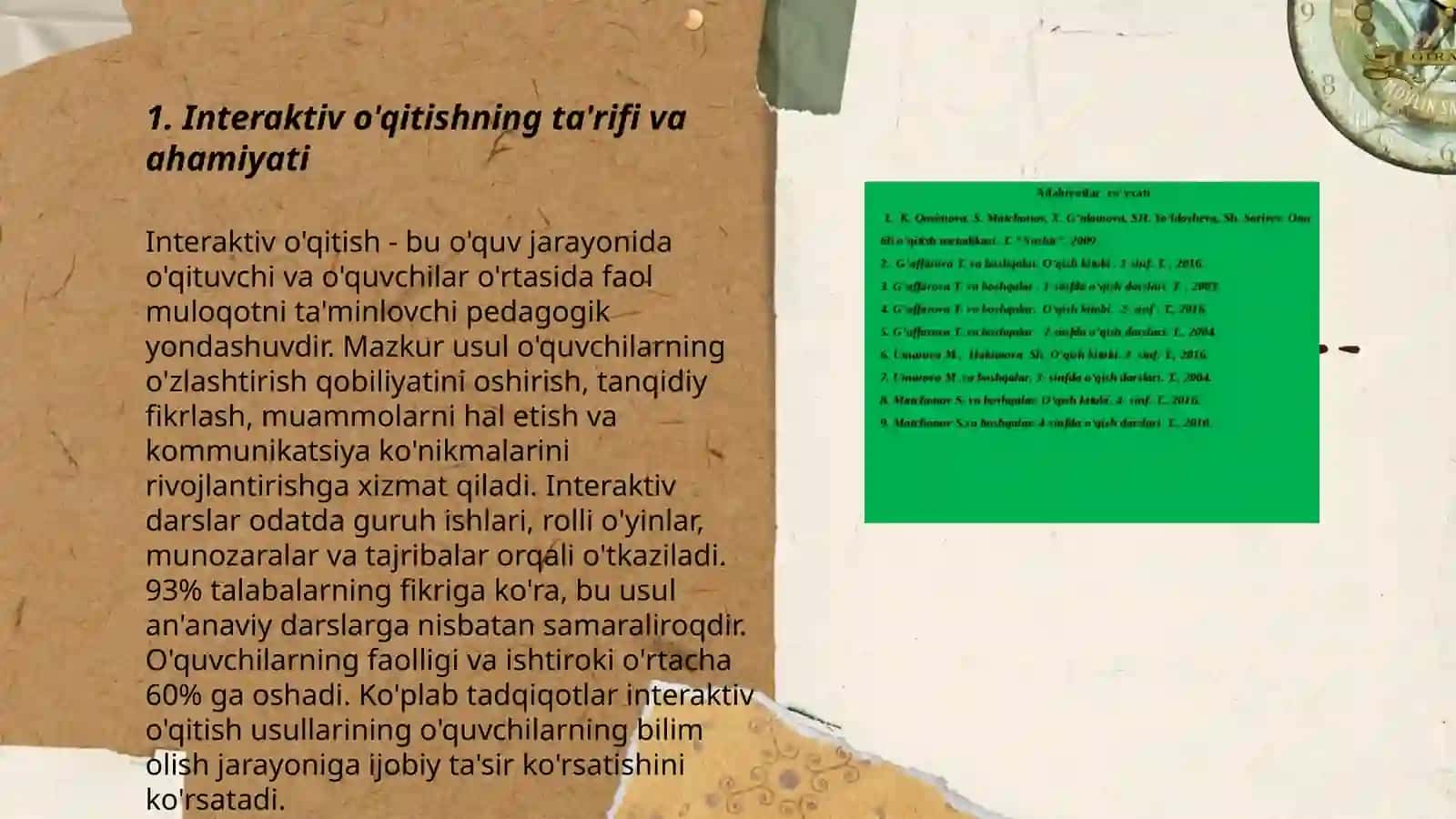 Ta'limda interaktiv o'qitish modelining asoslari 3