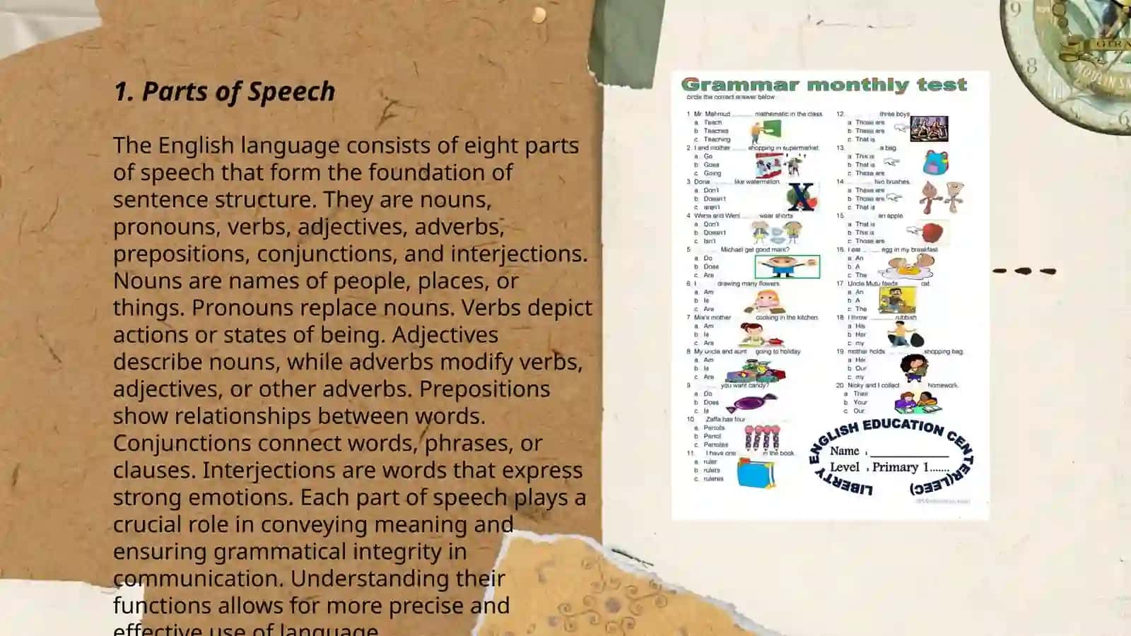 Teaching English grammar 3