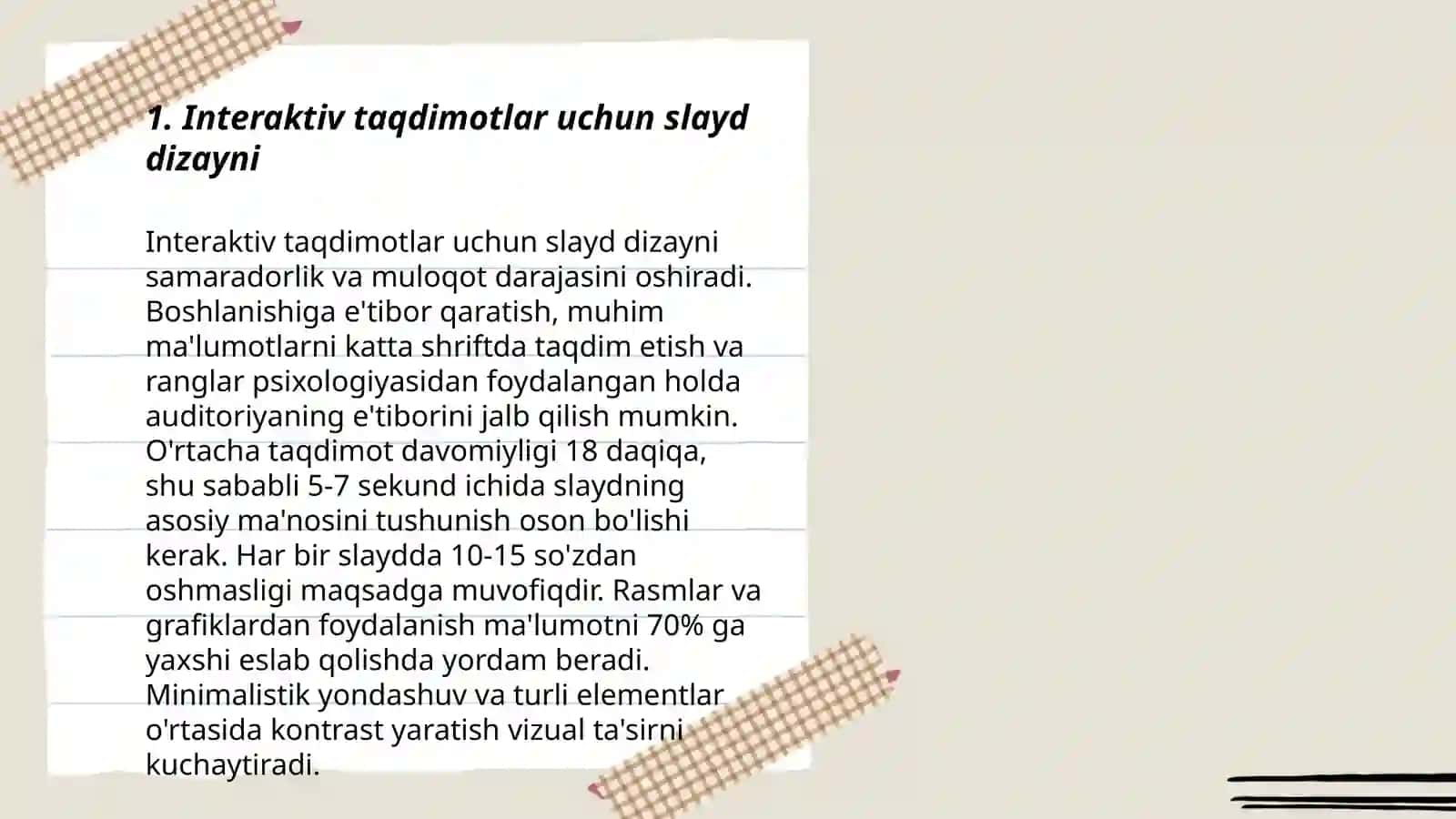 Interaktiv taqdimotlar yaratish 3