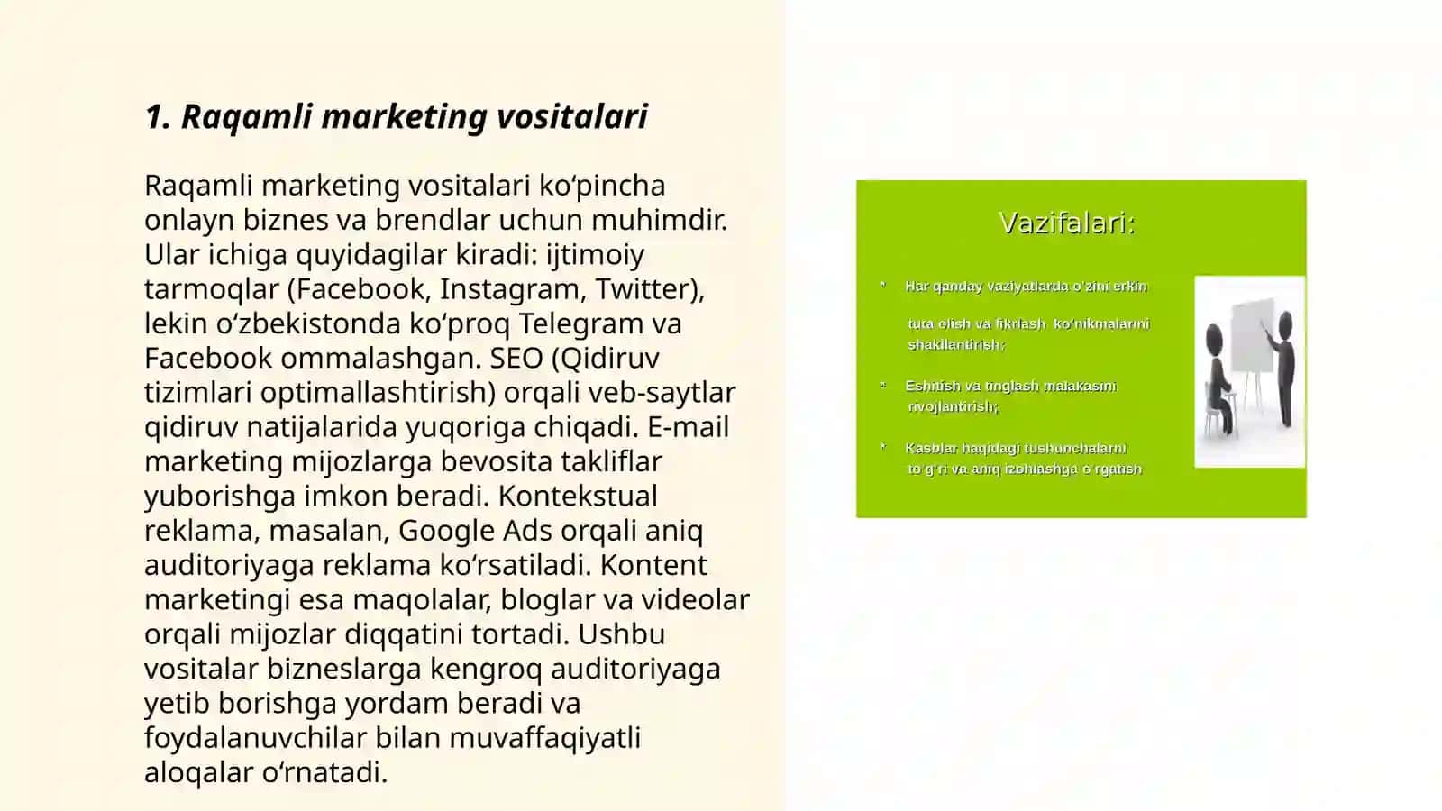 Raqamli marketing vositalari 3