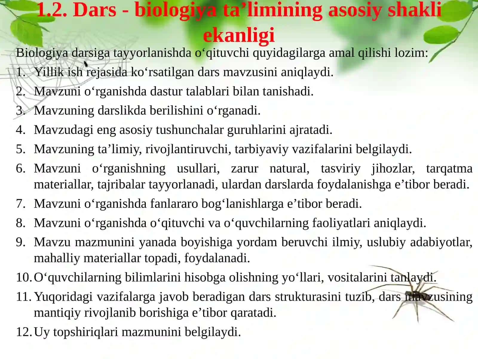 BIOLOGIYA DARSLARI 3