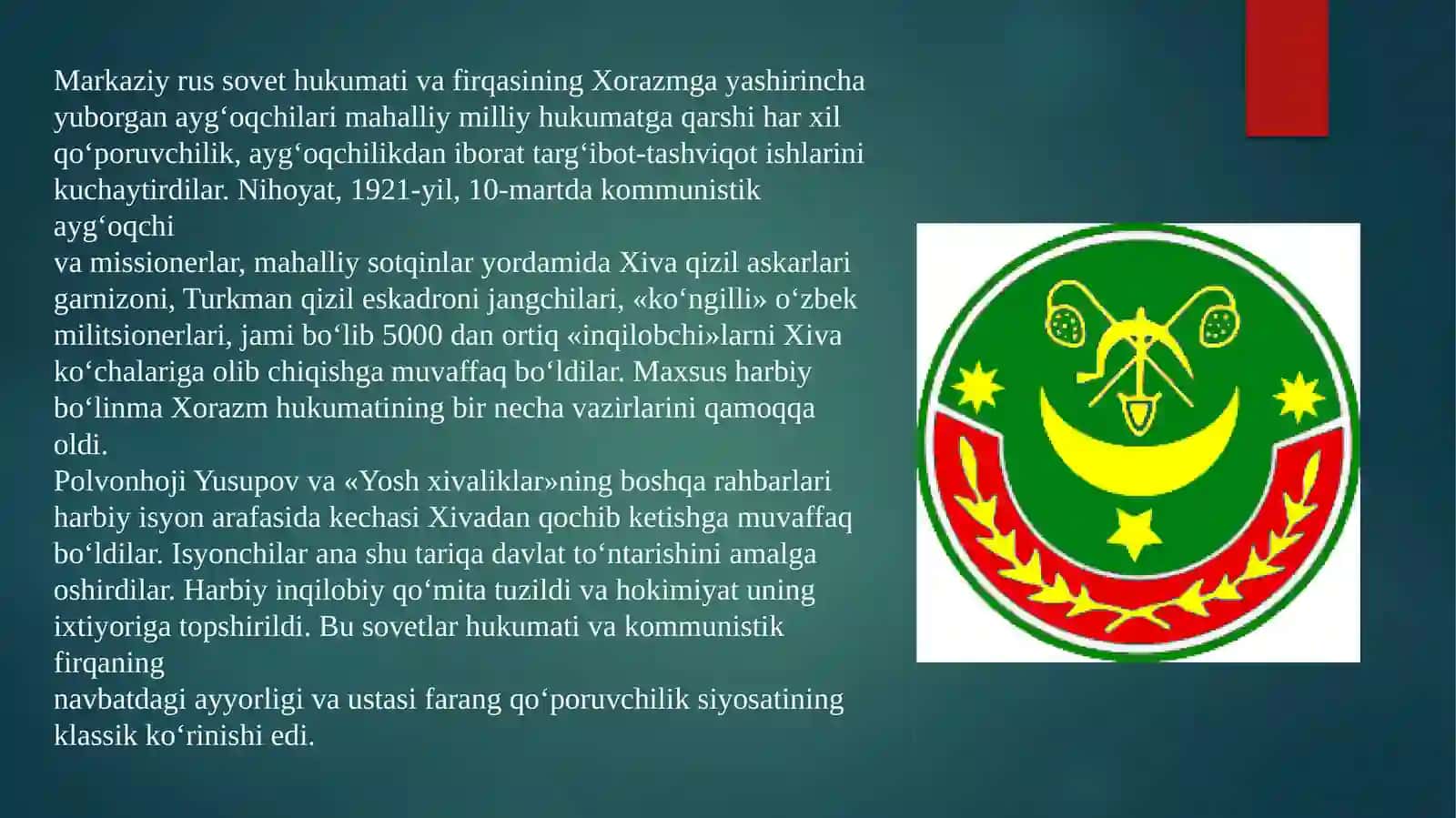 XXSR va BXSR ning tashkil topishi 3
