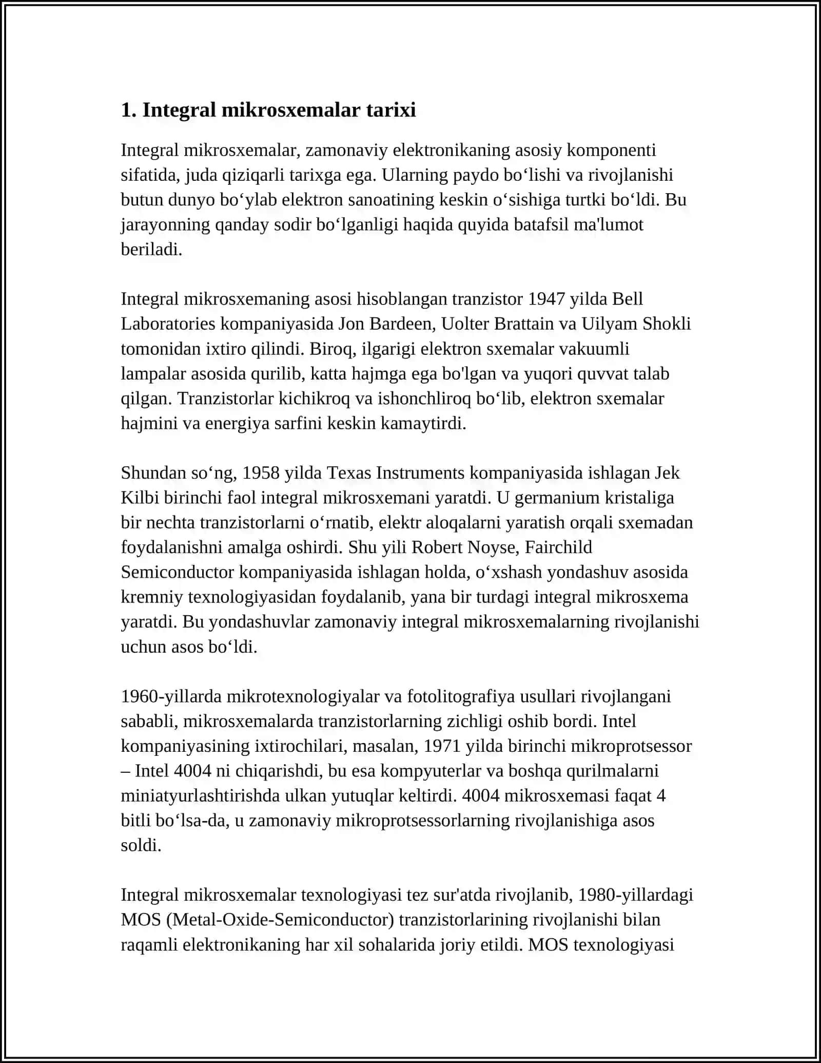 INTEGRAL MIKROSXEMALAR ULARNING TAYYORLASH JARAYONI 3