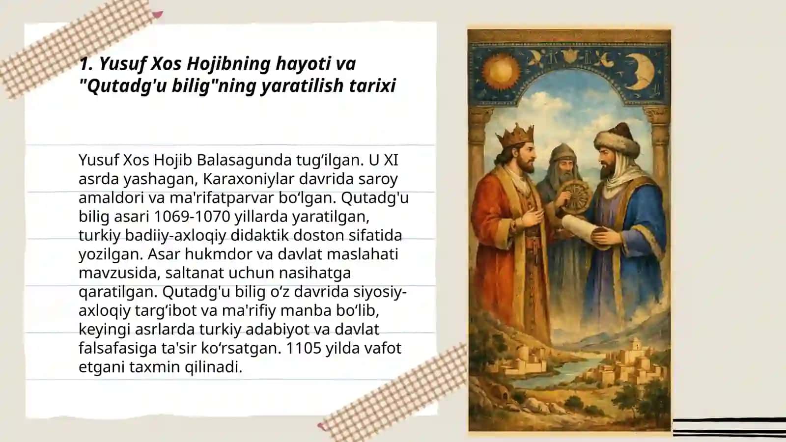 Qutadg'u bilig 3