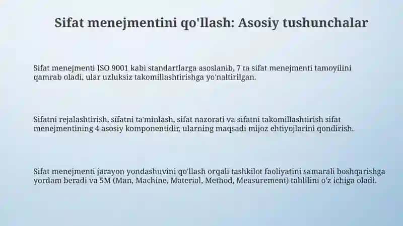 Sifat menejmentini qoʻllash 3