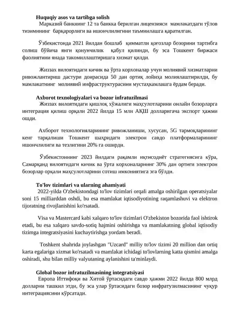 Bozor infratuzulmasi 3