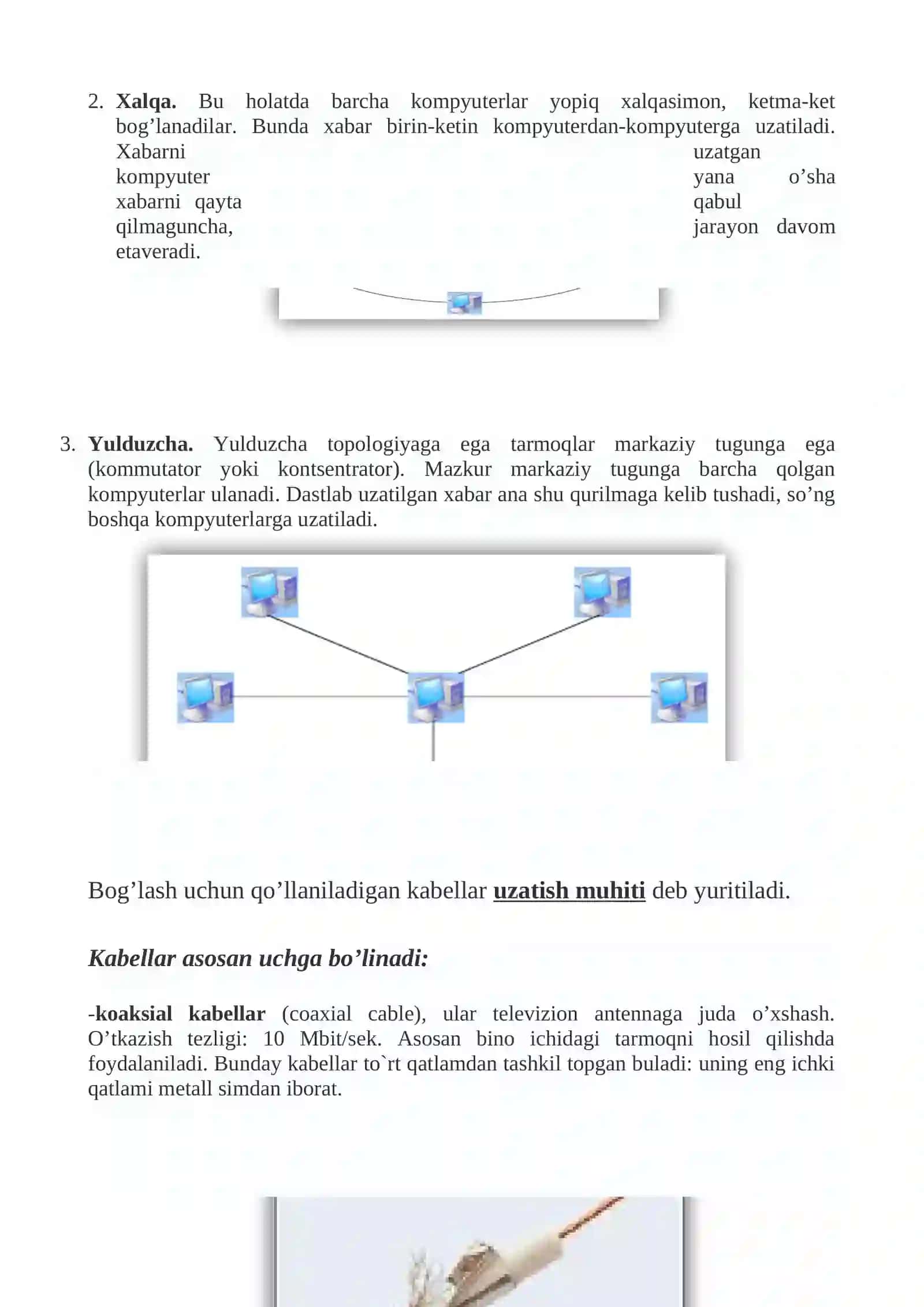 TARMOQ TEXNOLOGIYALARI VA INTERNET XIZMATLARI 3