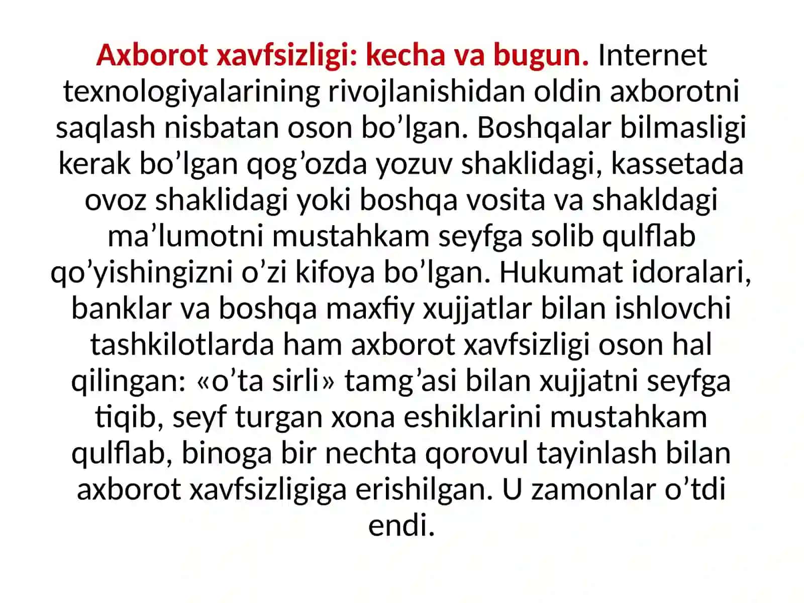 axborotxavfsizligi nima? 3
