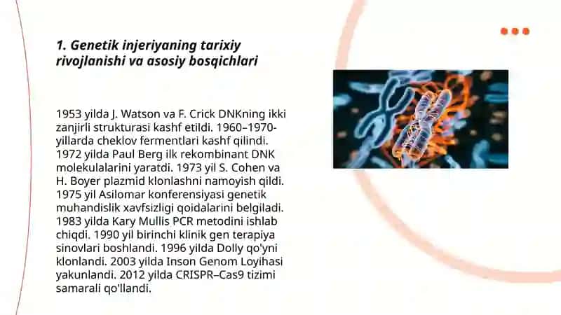 Genetik injeriya yutuqlari va muammolari 3