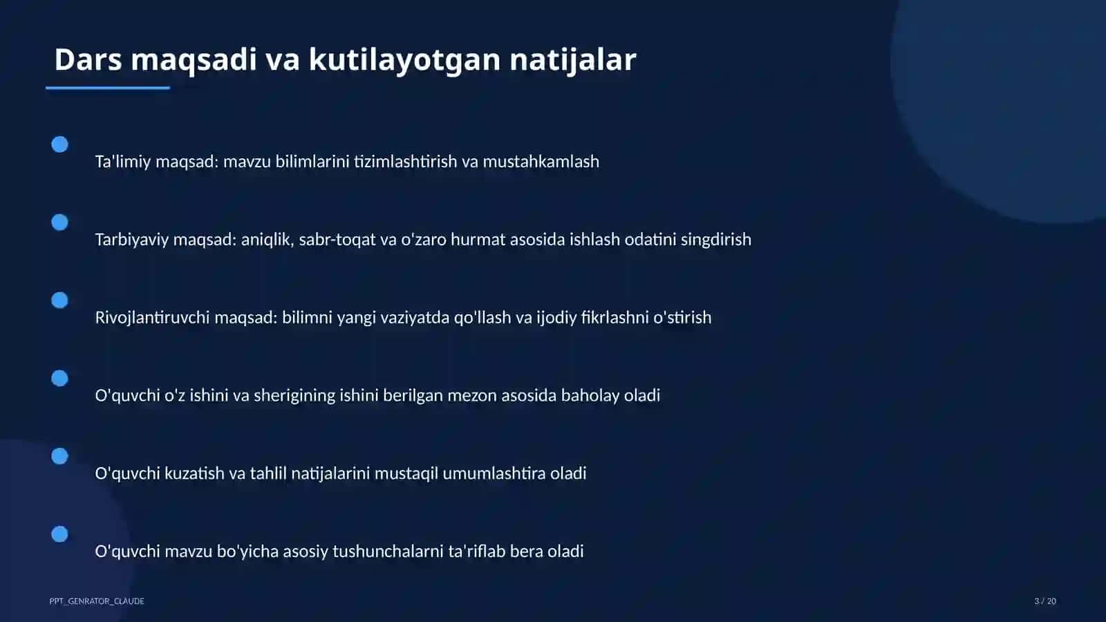 Texnologiya xonasida xavfsizlik qoidalari (5-sinf) 3