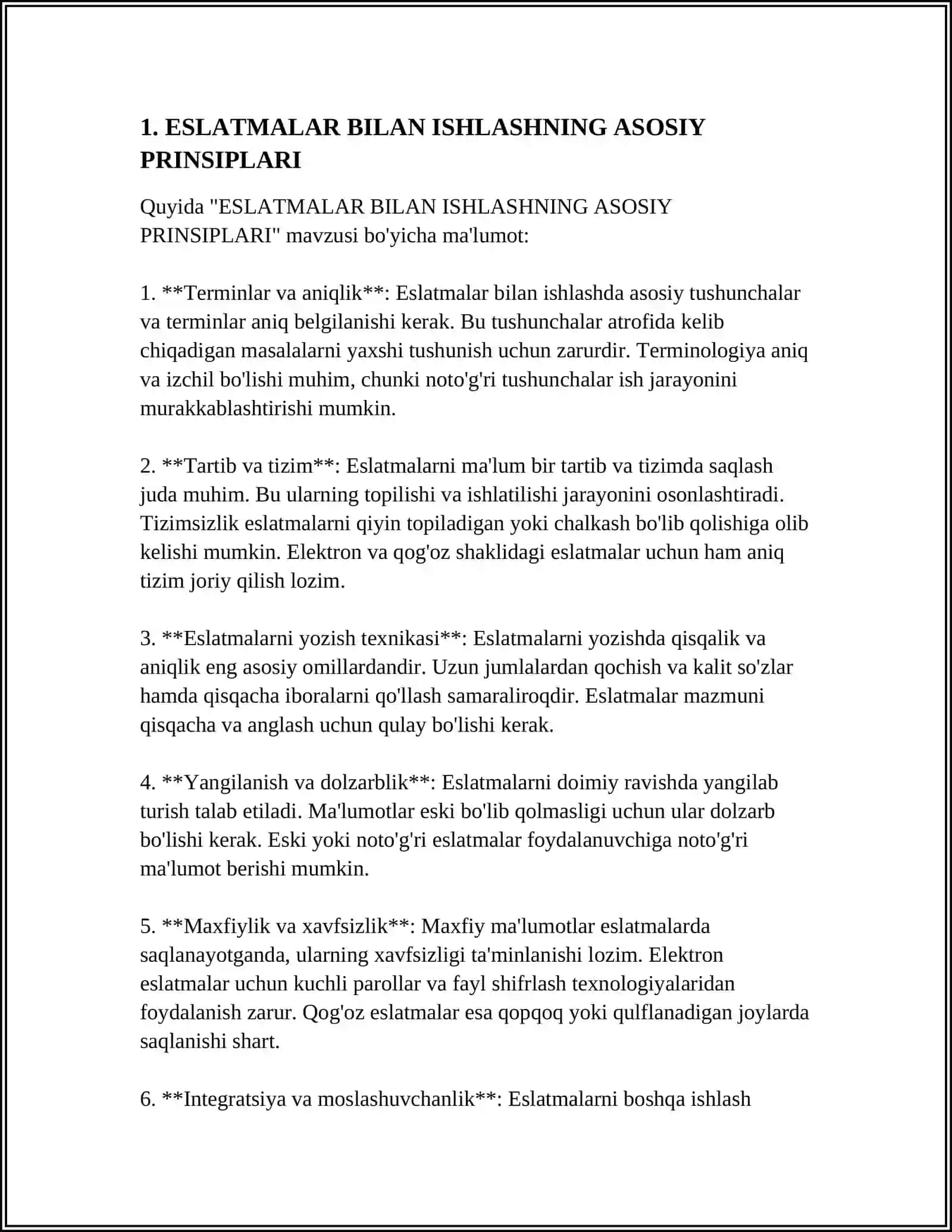 ESLATMALAR BILAN ISHLASH (NOTE-TAKING) VA FOYDALI JIHATLARI 3