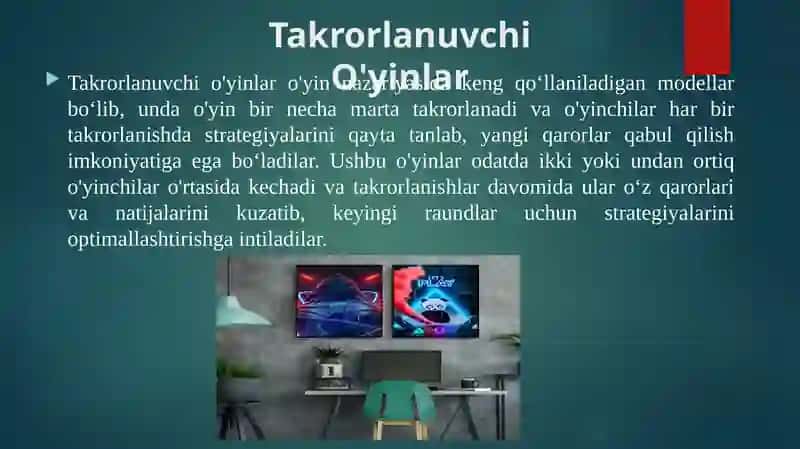 Takrorlanuvchi O'yinlar 3