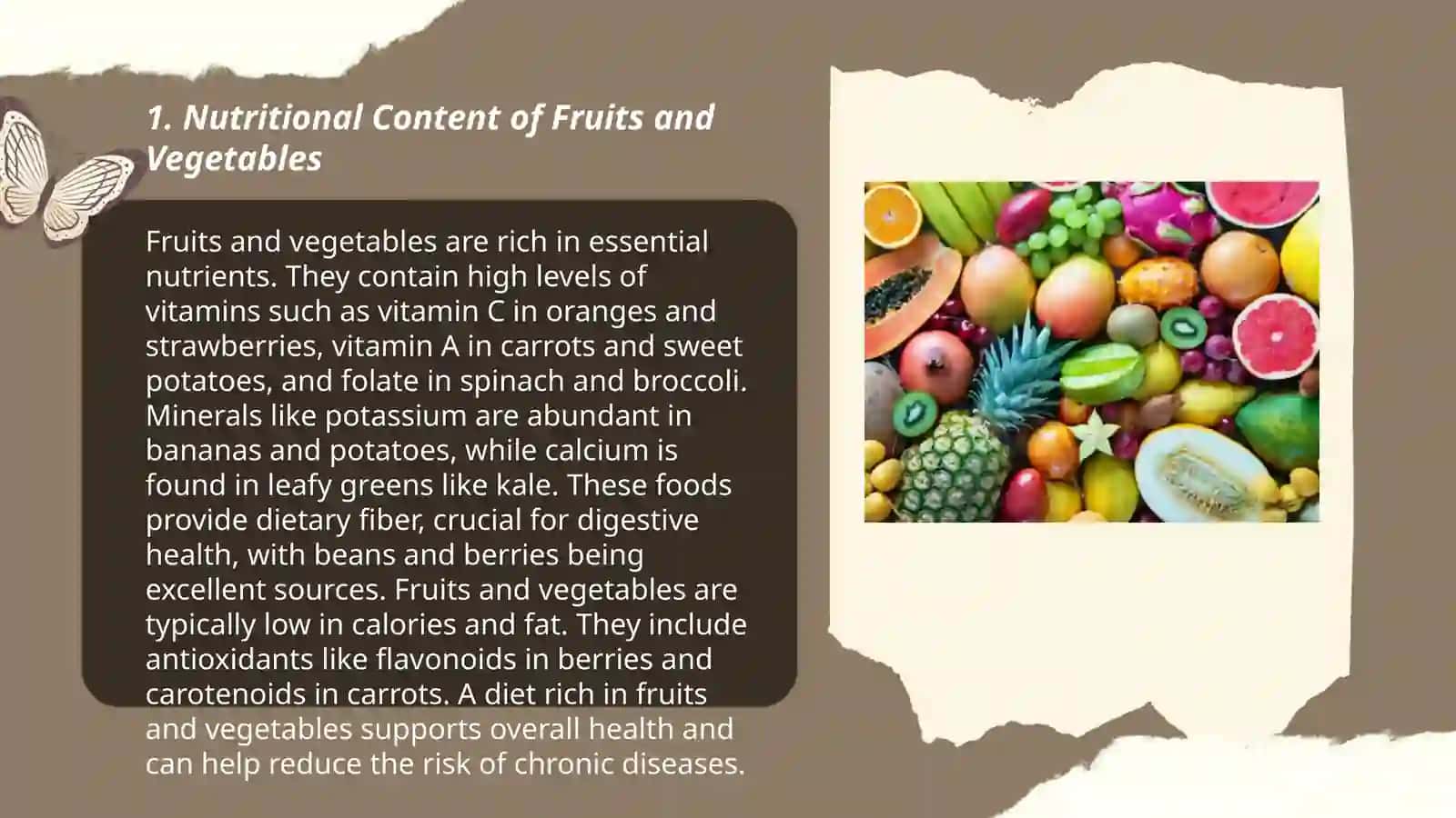 The Health benefits of eating fruits and vegetables 3
