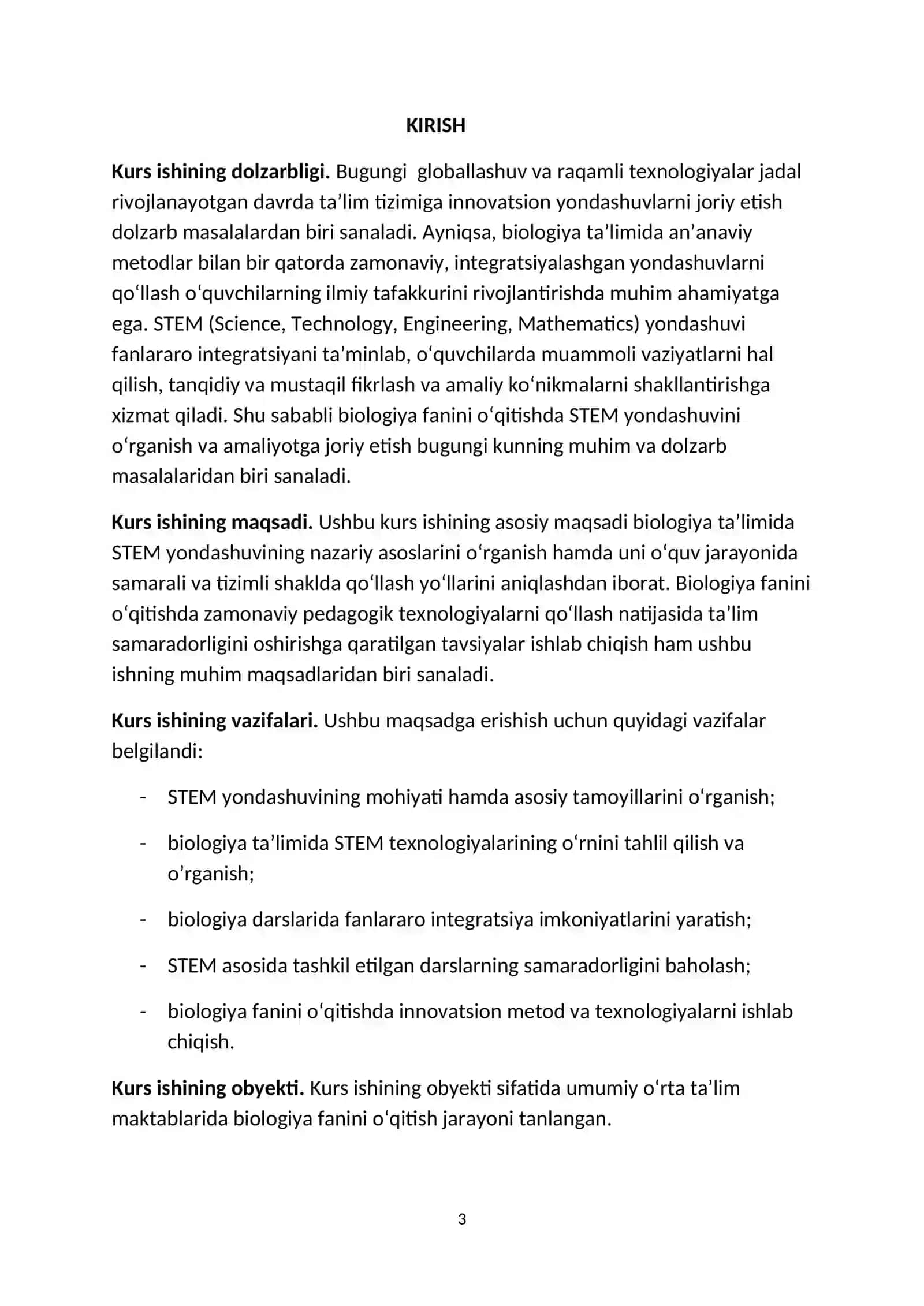 BIOLOGIYA TA’LIMIDA STEM YONDASHUVI 3