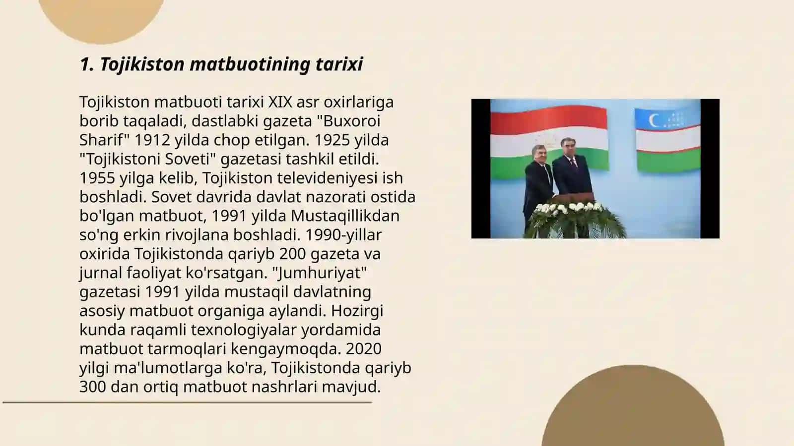 Tojikiston matbuoti 3