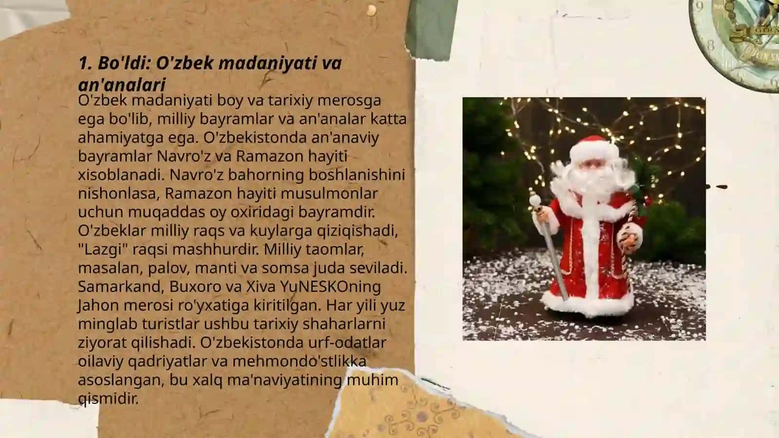 Bo'ldi: O'zbek madaniyati va an'analari 3