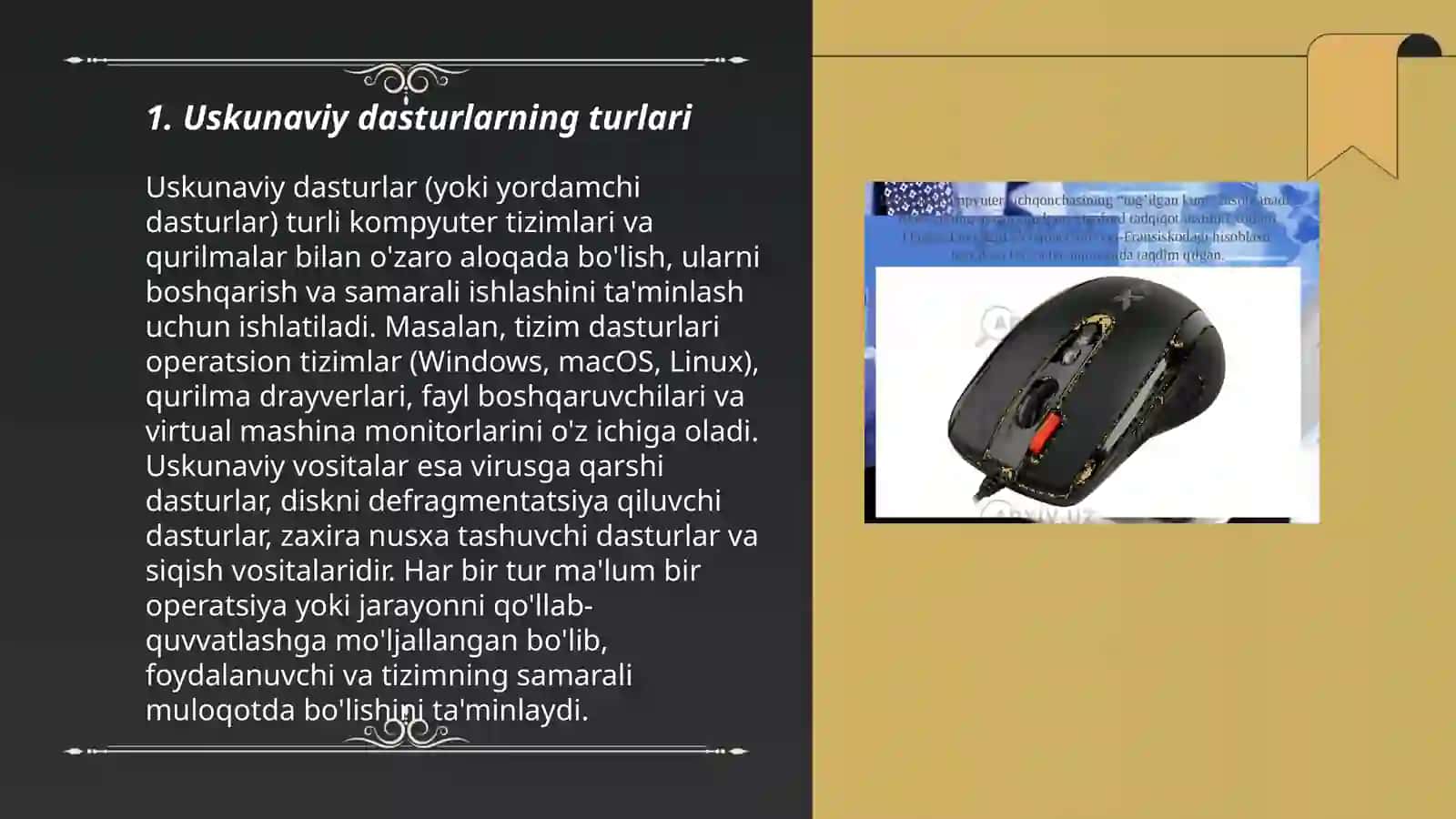 Uskunaviy dasturlar 3