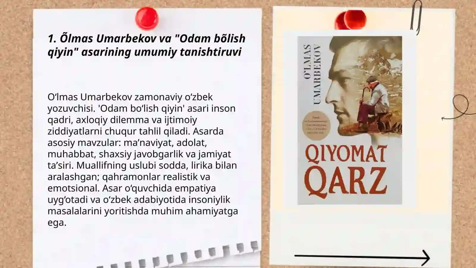 Õlmas Umarbekov va "Odam bõlish qiyin" 3