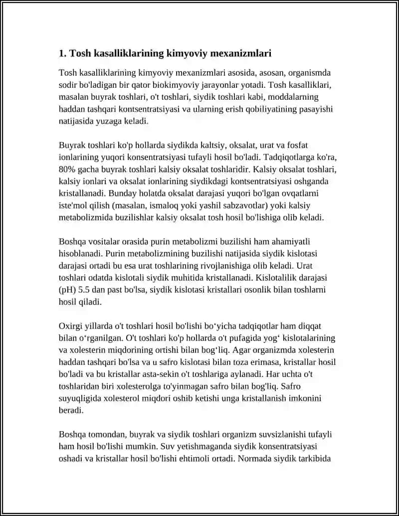 TOSH KASALLIKLARINING KIMYOVIY ASOSLARI 3
