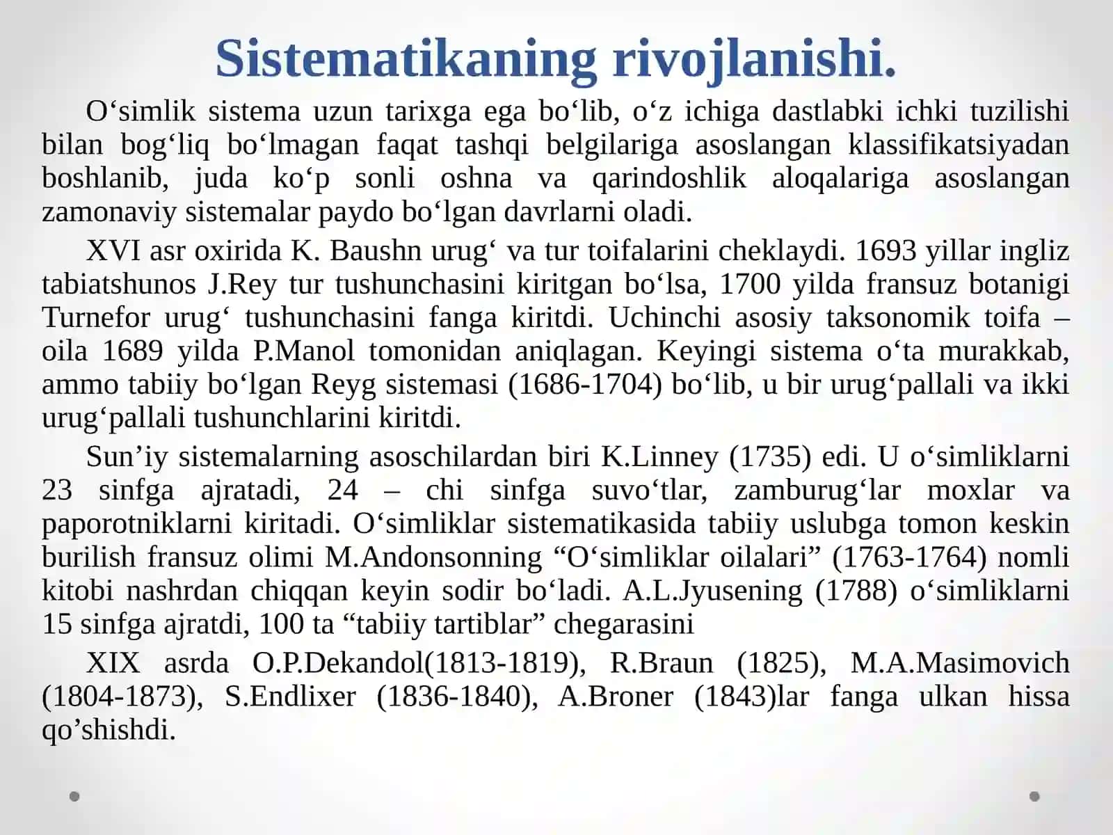 O‘simlik sistemasi 3