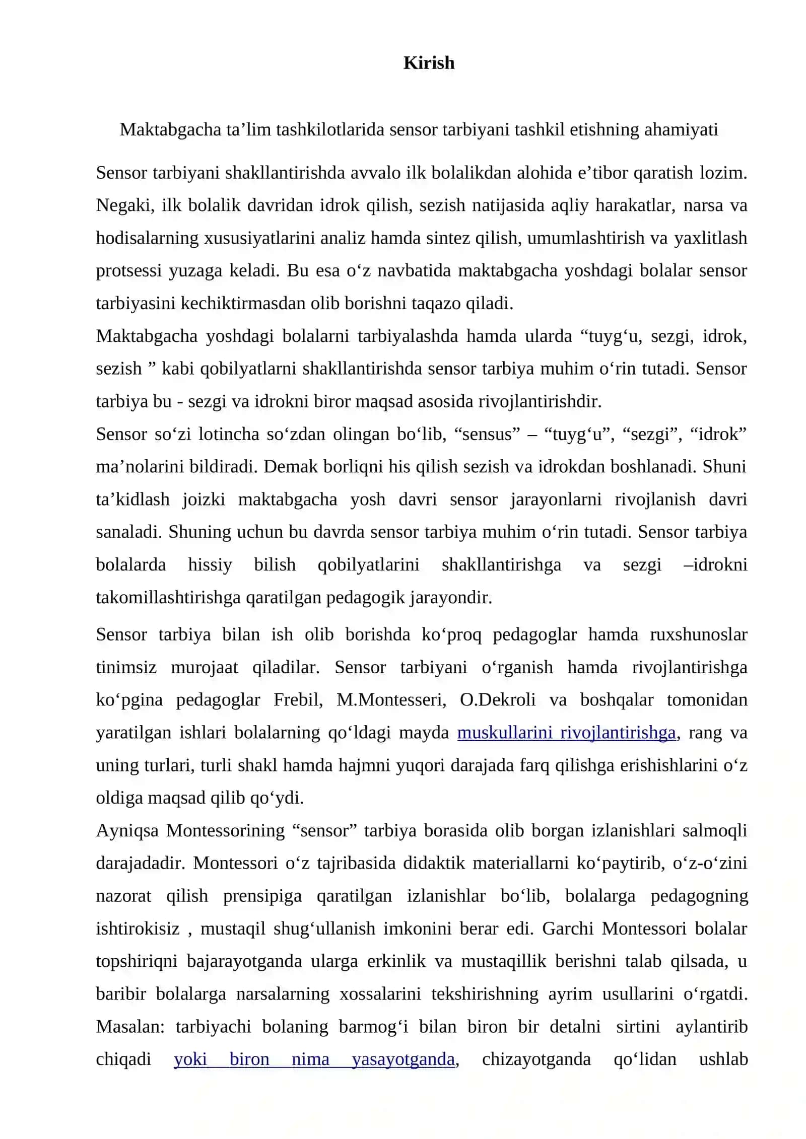 MAKTABGACHA TA’LIM TASHKILOTLARIDA SENSOR TARBIYANI TASHKIL ETISH 3