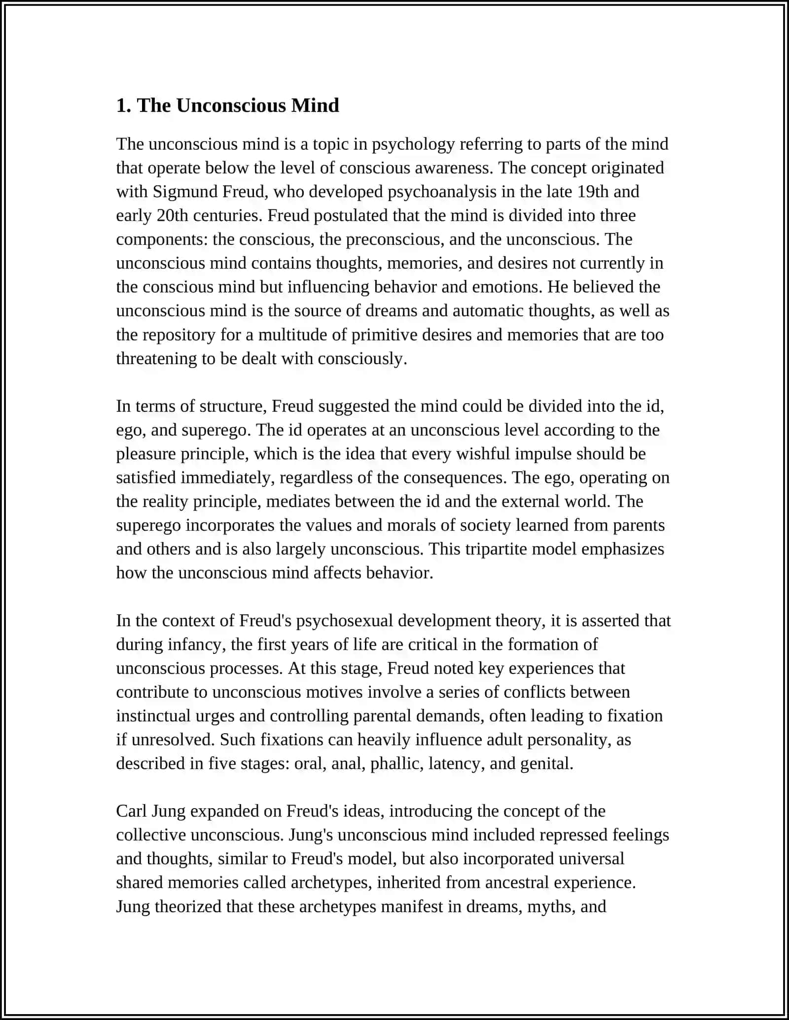 PSYCHODYNAMIE PSYCHOLOGY 3
