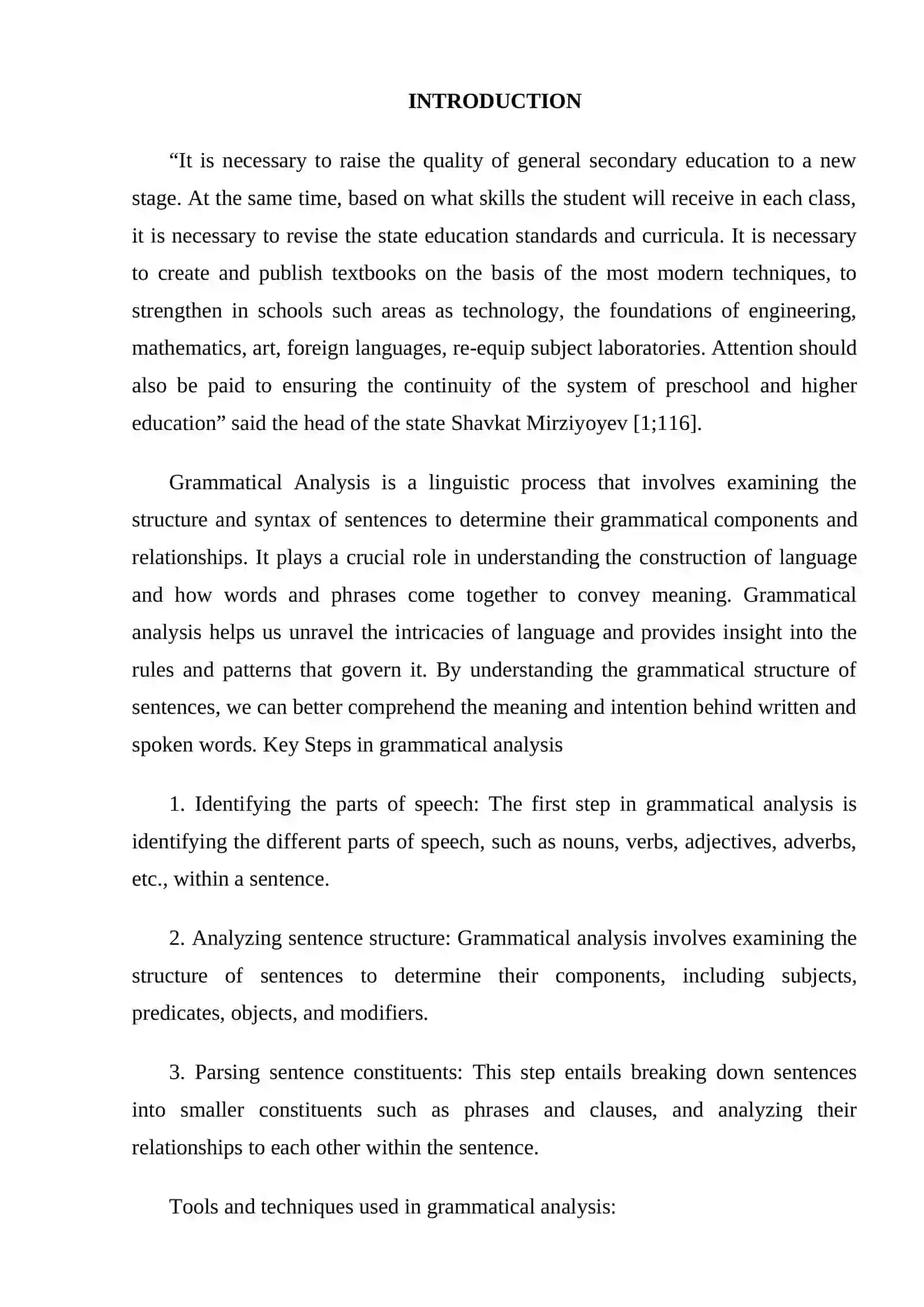 LINGUISTIC METHODS OF GRAMMATICAL ANALYSIS 3
