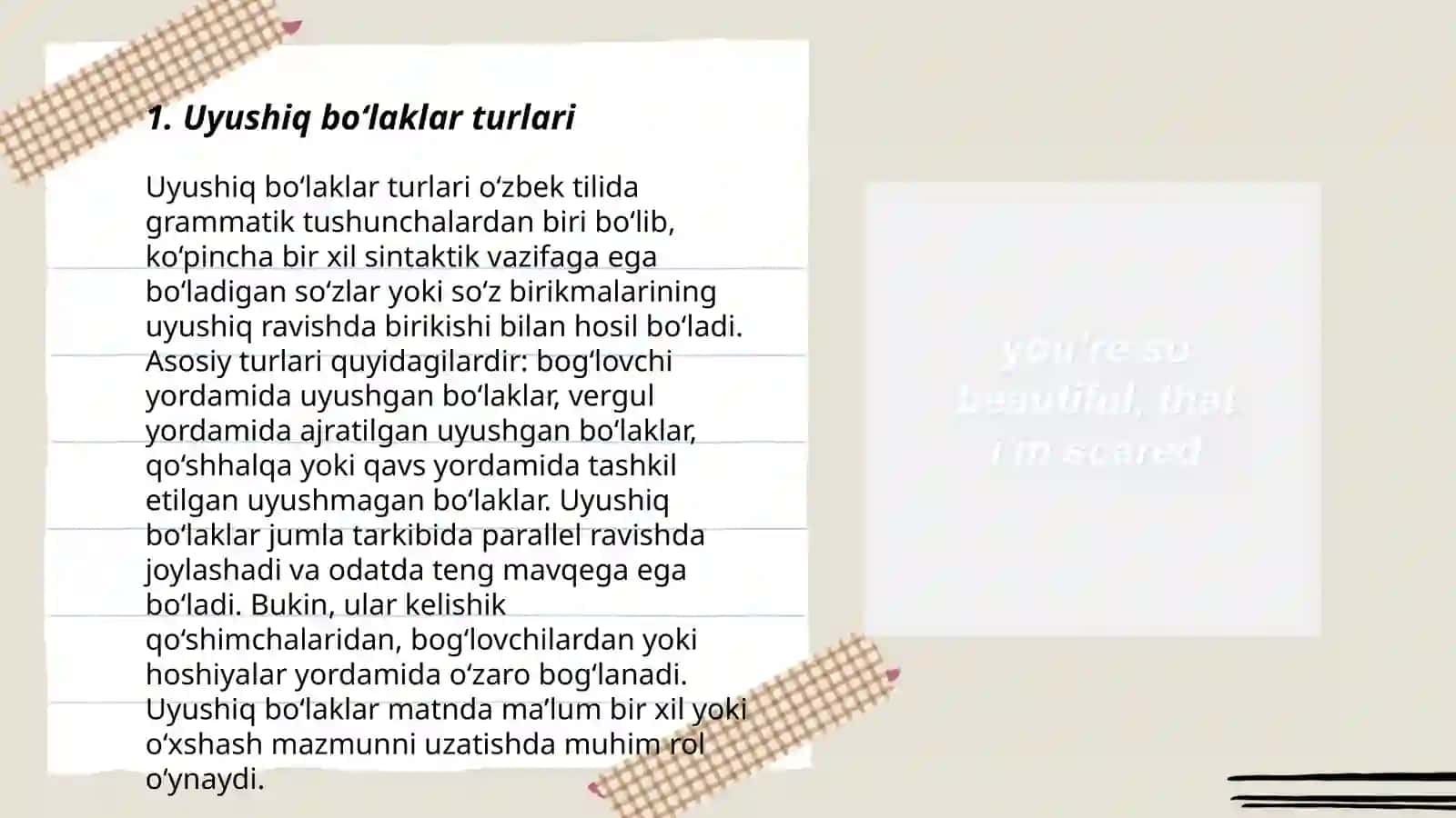 Uyushiq va ajratilgan bo‘laklar 3