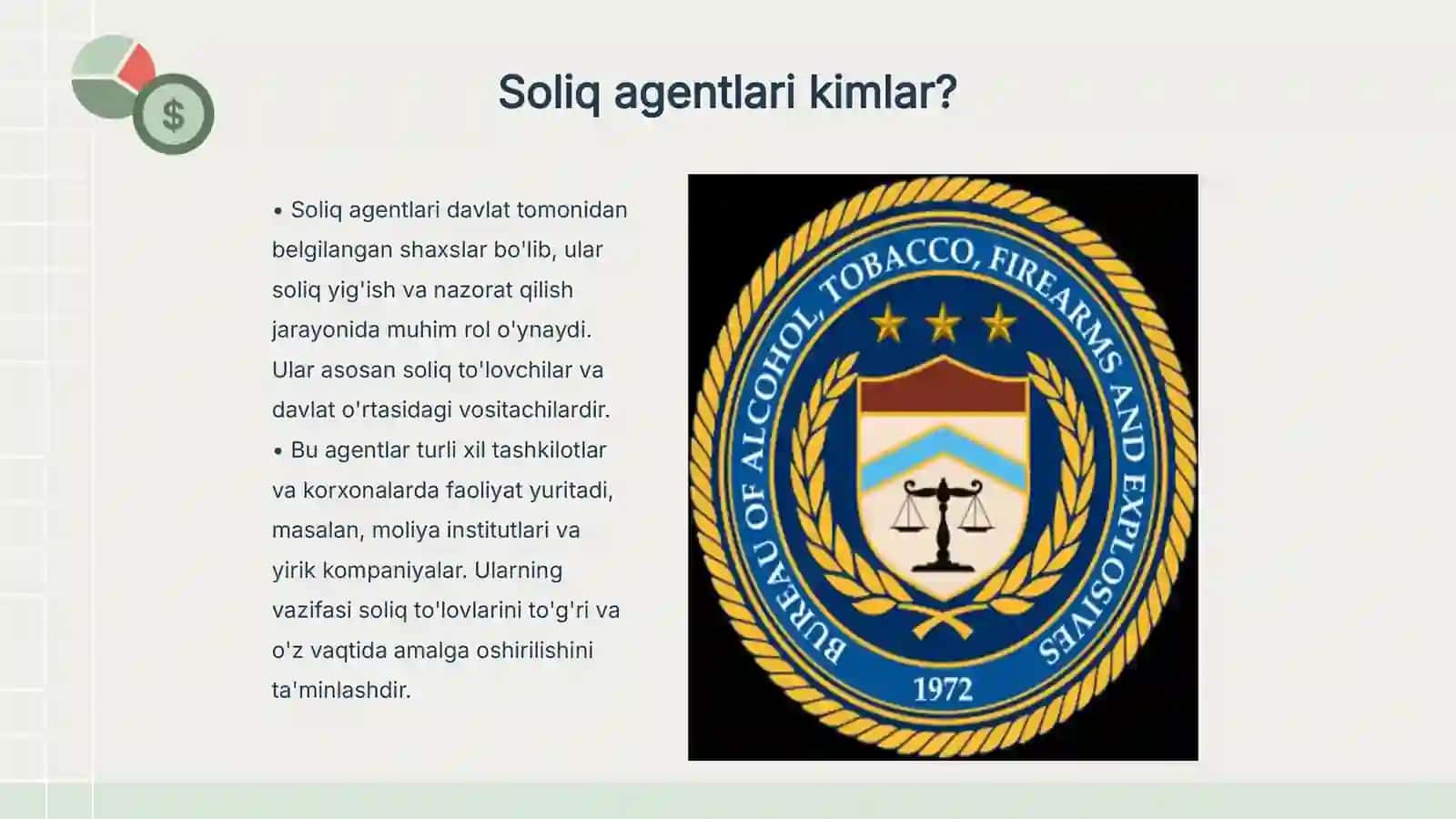 Soliq agentlari va ularning majburiyatlari 3