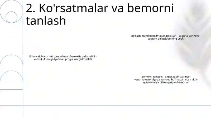 Orto-Kaval Shuntlash Operatsiyalari 3