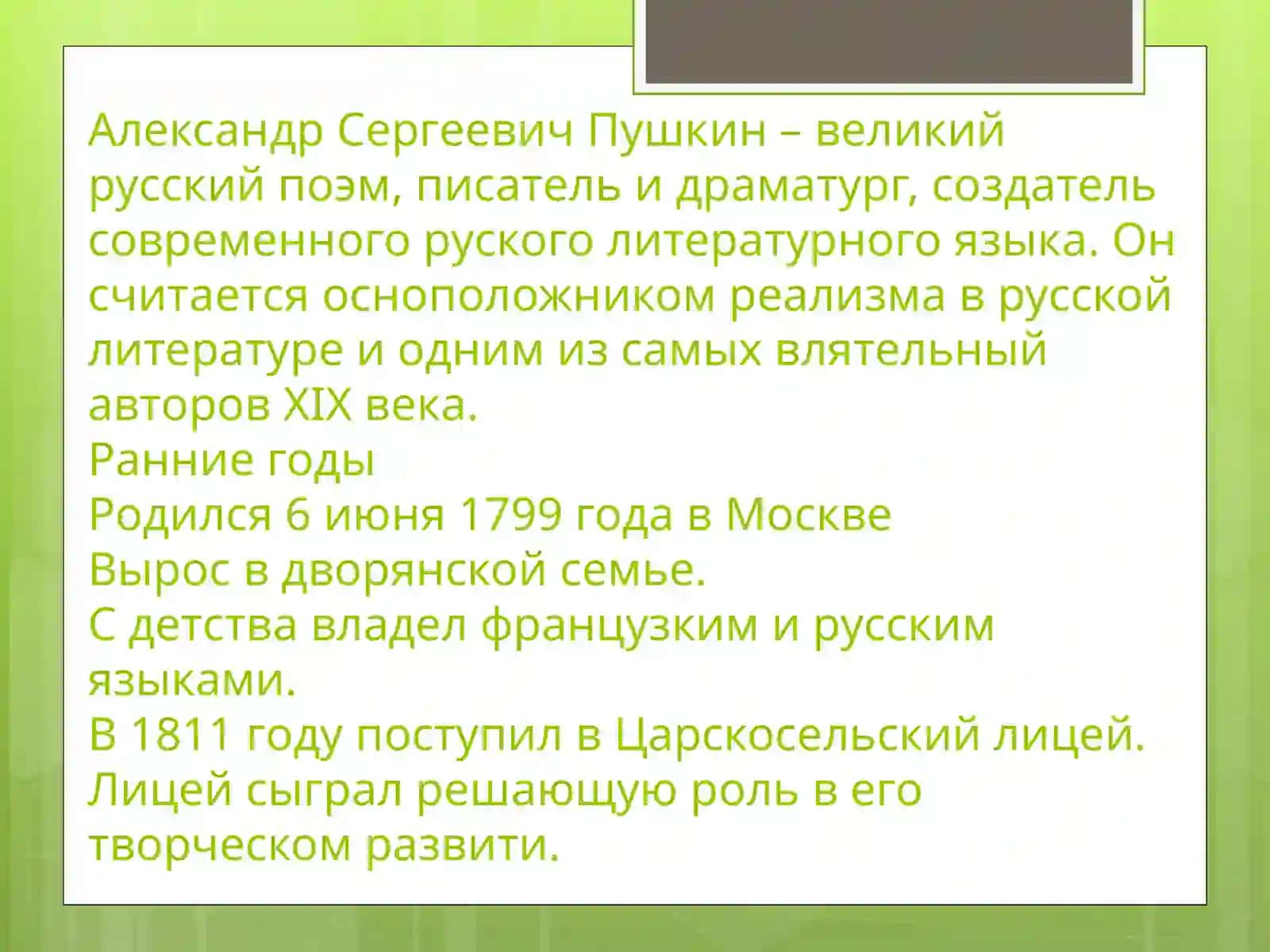 Александр Сергеевич Пушкин 3
