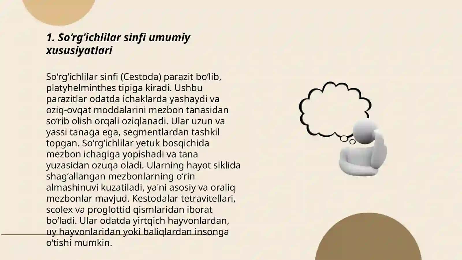 So‘rg‘ichlilar sinfi (Cestoda) 3