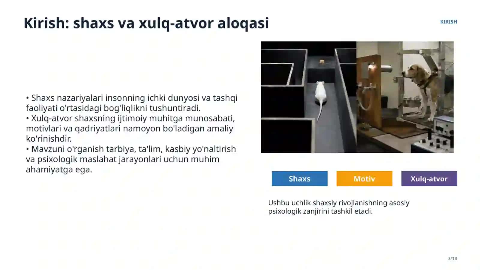 SHAXS NAZARIYASINING XULQ-ATVOR TUSHUNCHASI 3