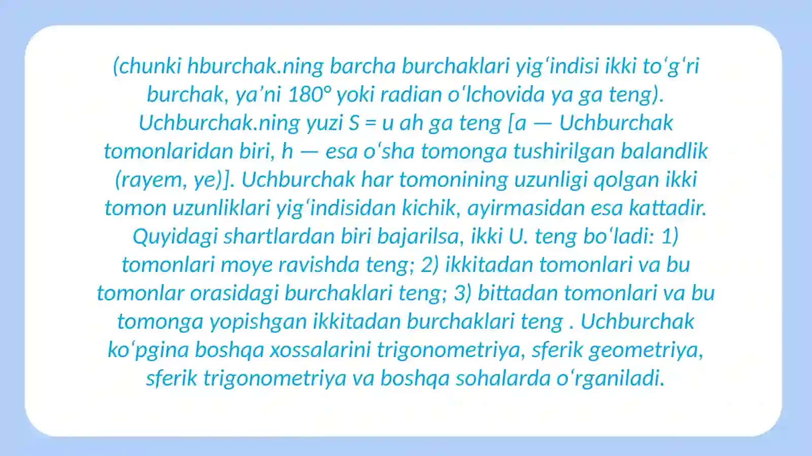 Figuralar yuzasini topishga doir masalalar 3