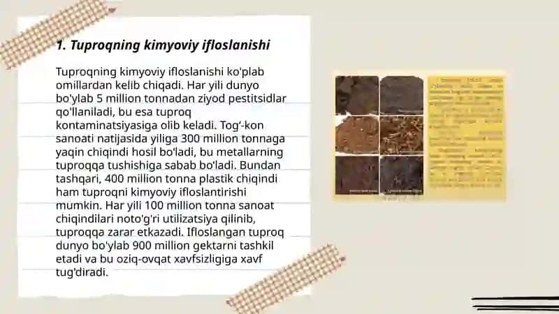 Tuproqning kimyoviy ifloslanishi 3