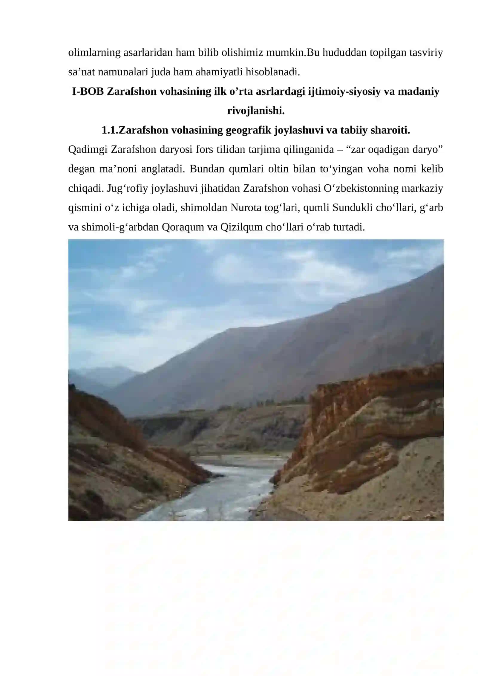 ZARAFSHONING O‘RTA ASRLAR DAVRI ARXEOLOGIYASI 3