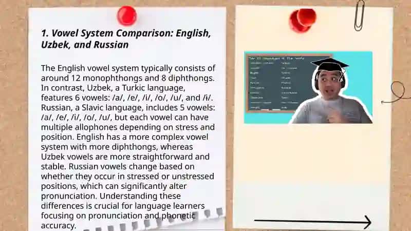 Typological characteristics of English, Uzbek and Russian language phonetic system 3