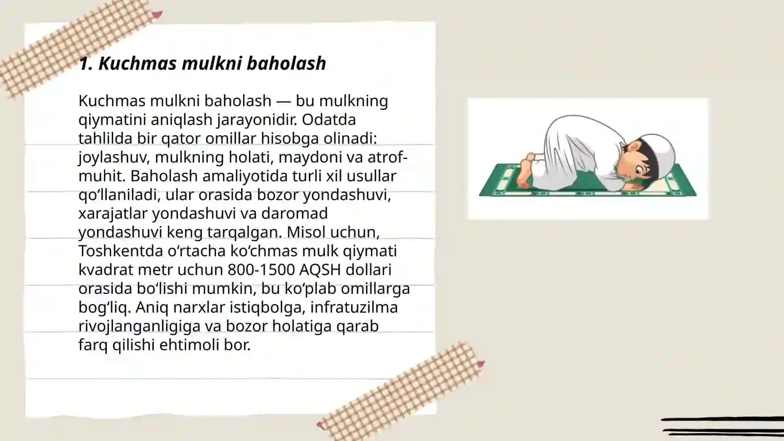 Kuchmas mulkni baholash 3