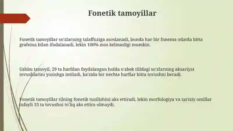 Orfografik tamoyillar 3
